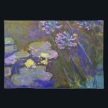 Mantel Individual Claude Monet Water Lilies Agapanthus<br><div class="desc">El Water Lilies y Agapanthus de Claude Monet - Water Lilies y Agapanthus de Claude Monet es un maravilloso cuadro impresionista de uno de los artistas maestros de las flores de todos los tiempos. El jardín acuático está vivo con color y emoción, a medida que el Agapanthus morado fluye de...</div>