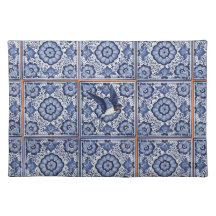 Cloth Placemat - Swallow Talavera