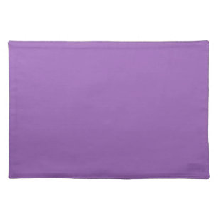 Mantel Individual Color sólido liso iris suave púrpura