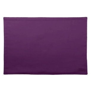 Mantel Individual Color sólido púrpura de berenjena