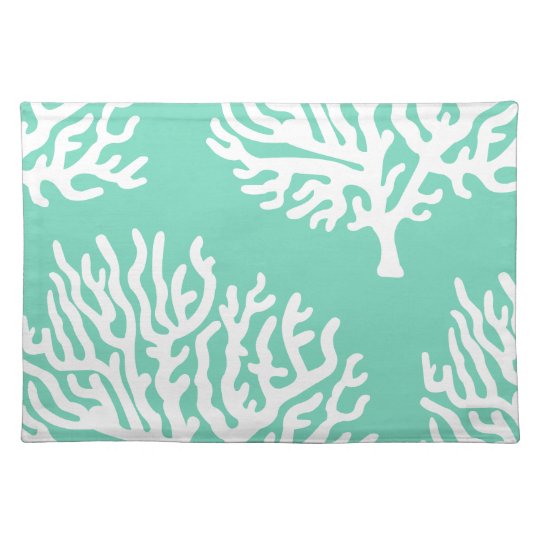 Get Wallpaper Mantel Individual Coral Del Mar Blanco Y Verde Costeros Del Vidrio For iPhone Free