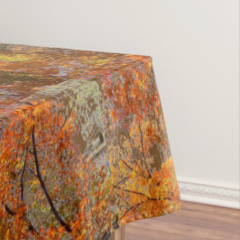 Mantel individual de hojas de otoño abstractas en 