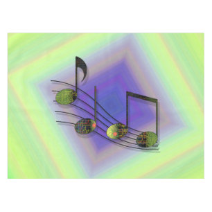 Mantel individual de notas de Dubstep