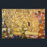Mantel Individual Gustav Klimt Nouveau, árbol de la vida<br><div class="desc">El Árbol de la Vida (1909) es un hermoso cuadro del pintor secesionista de Viena Gustav Klimt. Conocido por pintar con oro puro,  su arte es vibrante y divertido. El Árbol de la Vida es un cuadro de arte clásico de nueva época.</div>