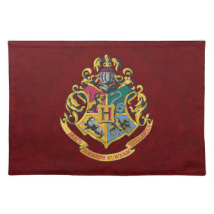 Mantel Individual Harry Potter   Crest Hogwarts - Color completo