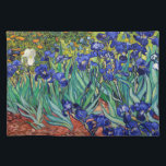 Mantel Individual Irises de Vincent van Gogh<br><div class="desc">Irises de Vincent van Gogh,  1889.</div>