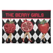 Las Damas Personalizados De Las Berrias Rojas En B