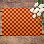 Mantel Individual Marrón y Naranja de cosecha de vintage<br><div class="desc">Marrón y Naranja de cosecha de vintage</div>