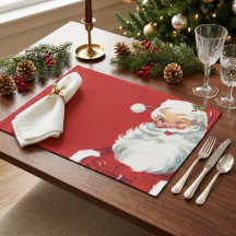 Navidad Vintage, Alegre Santa Claus Guiñando