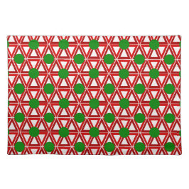 Mantel Individual Navidades Triangle Quilt
