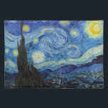 Mantel Individual Noche estrellada, Vincent van Gogh<br><div class="desc">Vincent Willem van Gogh (30 de marzo de 1853 a 29 de julio de 1890) fue un pintor holandés post-impresionista que figura entre las figuras más famosas e influyentes de la historia del arte occidental. En poco más de una década, creó unas 2.100 obras de arte, entre ellas unas 860...</div>