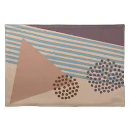 Mantel Individual Otra Placemat De Ropa Abstracta De Mediados Del Si