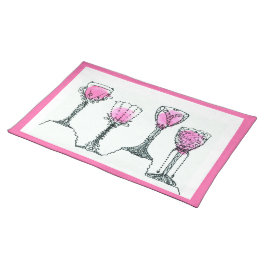 Mantel Individual Pascua 4 tazas de placemat de vino