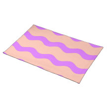 Patrón de ondas rosadas y violetas