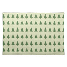 Patrón simple de árbol verde festivo