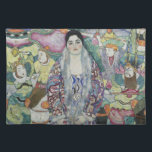 Mantel Individual Retrato de Friederike Maria Beer por Gustav Klimt<br><div class="desc">Retrato de Friederike Maria Beer (1916) por Gustav Klimt es un retrato de arte fino de la época victoriana. Friederike-Maria le pidió a Klimt que la pintara con un vestido de taller vienés que usaba exclusivamente. Klimt decidió que debía llevar su abrigo de piel por dentro para que el revestimiento...</div>