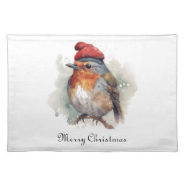Mantel Individual Robin Winter Delight, personalizado
