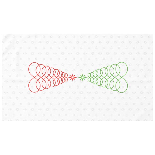 Mantel Infinite Love Christmas Tree Tableclov (Frente (Horizontal))