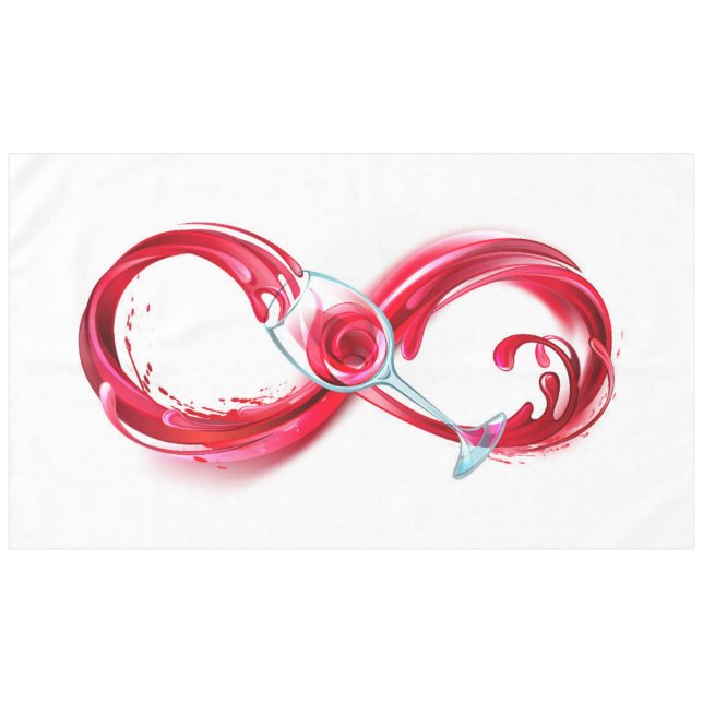 Mantel Infinity with Red Wine (Frente (Horizontal))