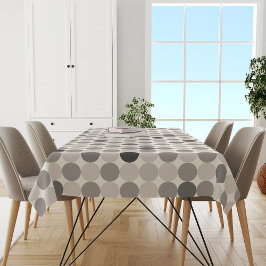Mantel Inviting Gray Scandi Tablecloth for Memorable Meal