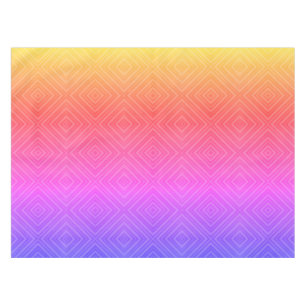 Mantel Ipanema Arcoiris Hipnótico Diamante Arte Pop Moder