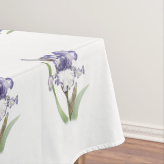 Mantel Iris rufado morado