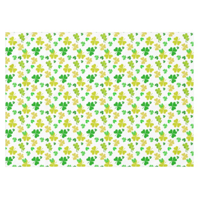 Mantel irish tres hojas clover patrón (Frente (Horizontal))