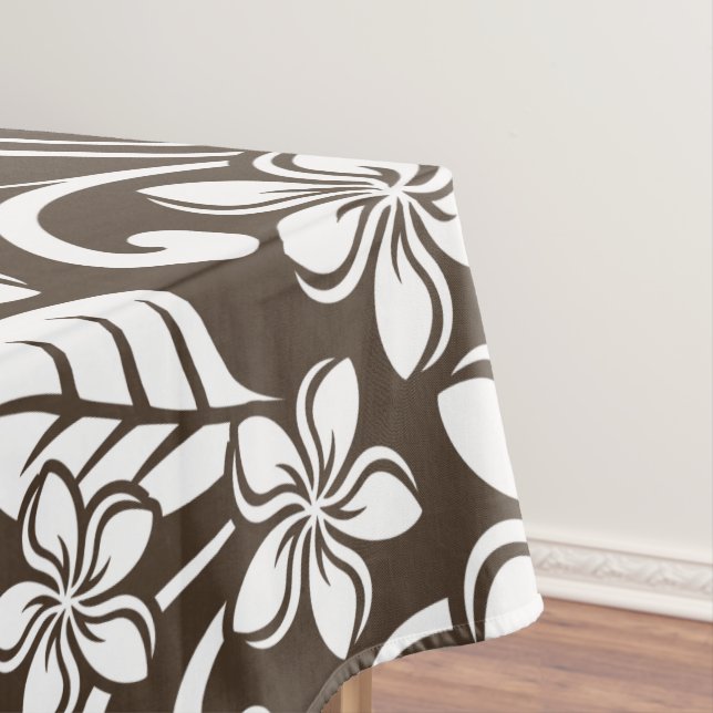 MANTEL ISLAND PLUMERIA (CAFÉ MARRÓN) (In Situ)