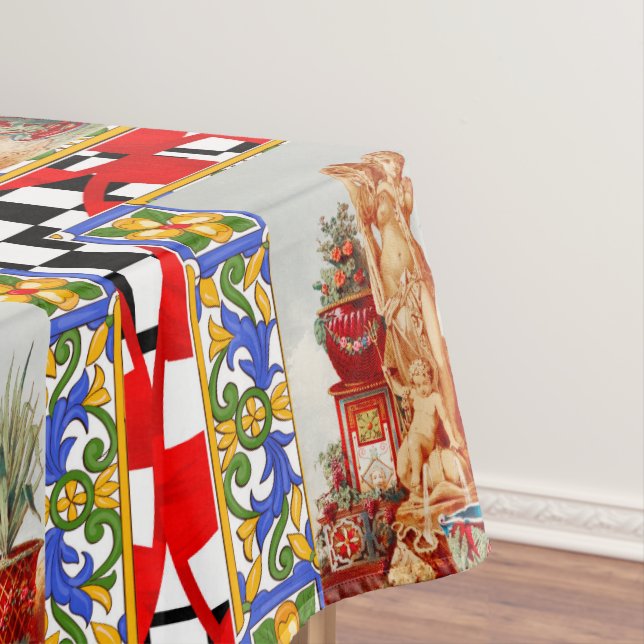 Mantel Italian,Sicilian art,maiolica,tiles,baroque art   (In Situ)