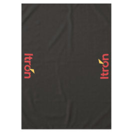 Mantel Itron black tablecloth 152 x 213 cm