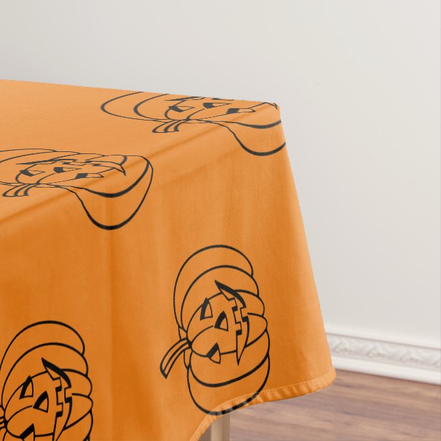 Mantel jack de Halloween con patrón de naranja negro de l (In Situ)