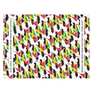 Mantel JAMAICA TRINIDAD Blessed Nation Dual Heritage