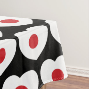 Mantel Japón   Corazón de la bandera japonesa