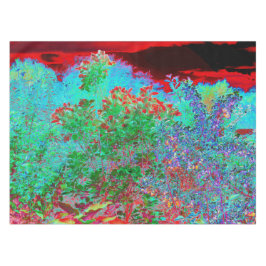 Mantel Jardín abstracto colorido con puesta de sol de Cri