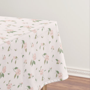 Mantel Jardín de Camelias Rosa Suave
