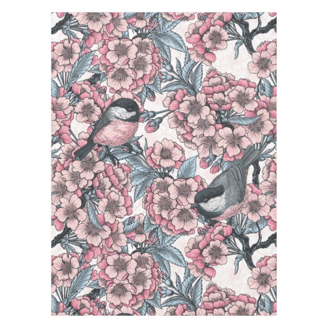 Mantel Jardín de cerezas (Anverso)