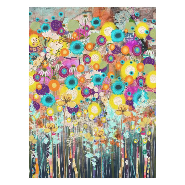 Mantel Jardín de los sueños - Arte floral inspirado en la (Anverso)