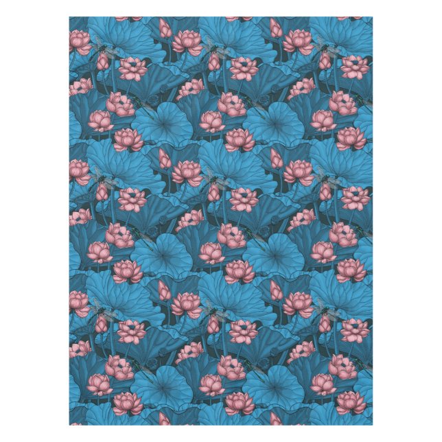 Mantel Jardín de lotos nocturnos (Anverso)