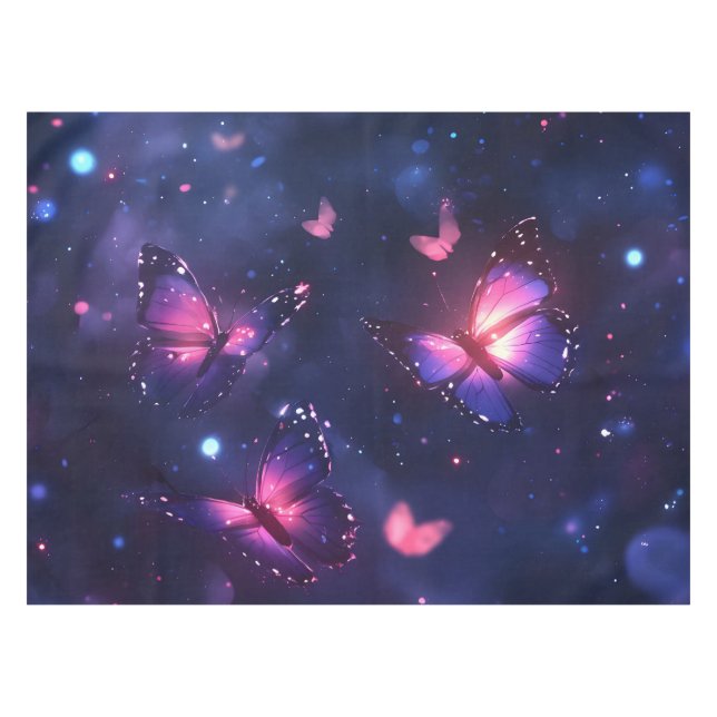 Mantel Jardín de mariposas nocturnas celestiales (Frente (Horizontal))