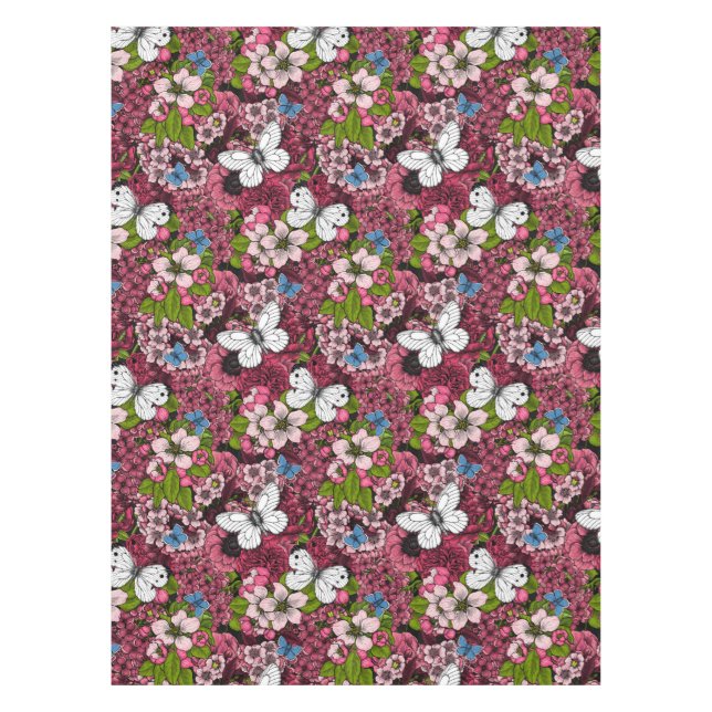 Mantel Jardín de primavera (Anverso)