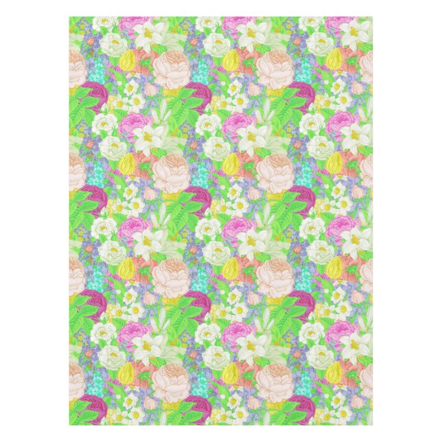 Mantel Jardín de primavera (Anverso)