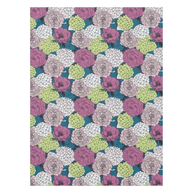 Mantel Jardín de primavera tardía (Anverso)