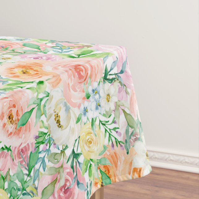Mantel Jardín de Rosas Pastel (In Situ)