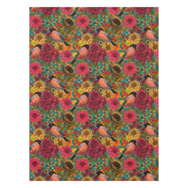 Mantel Jardín otoñal 3 (Anverso)