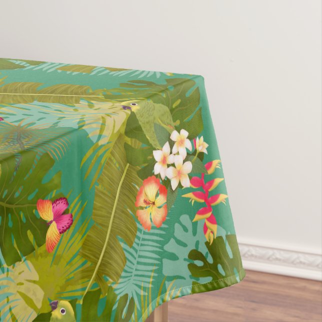 Mantel Jardín Tropical de Foliage Green (In Situ)