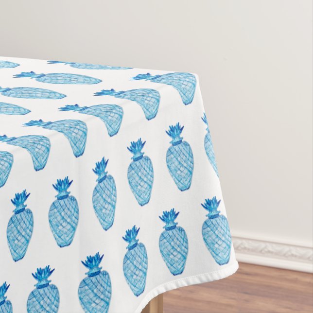 Mantel Jarrón de jengibre azul y blanco de piña (In Situ)