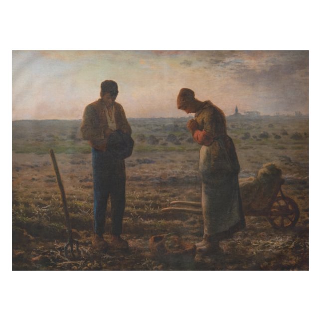 Mantel Jean-Francois Millet - The Angelus (Frente (Horizontal))
