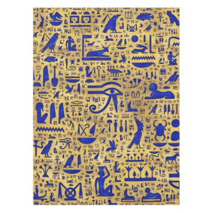 Mantel Jeroglífico egipcio Lapis Lazuli y Gold