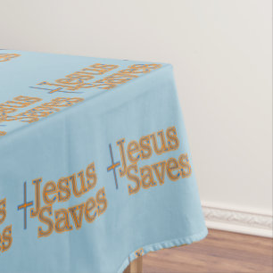 Mantel Jesús ahorra la cruz