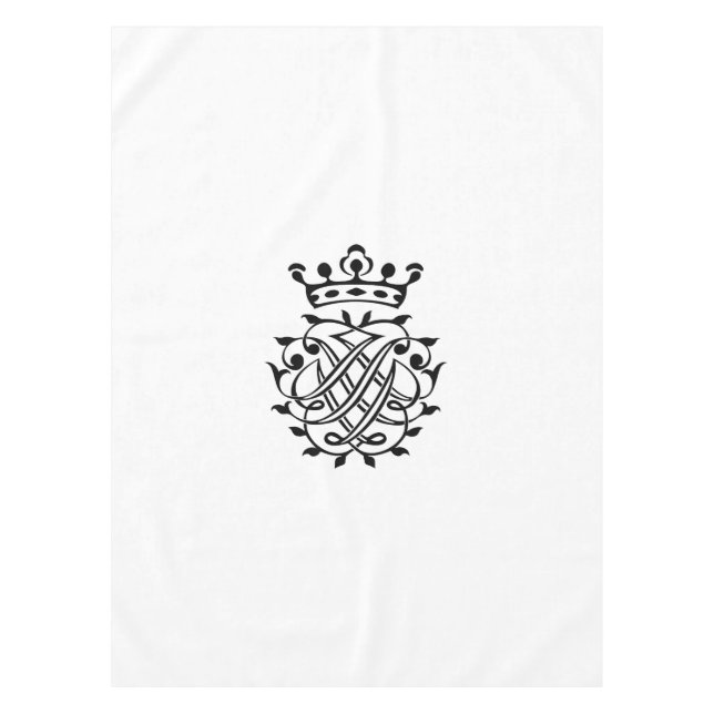 Mantel Johann Sebastian Bach Seal Escudo Monograma Insign (Anverso)